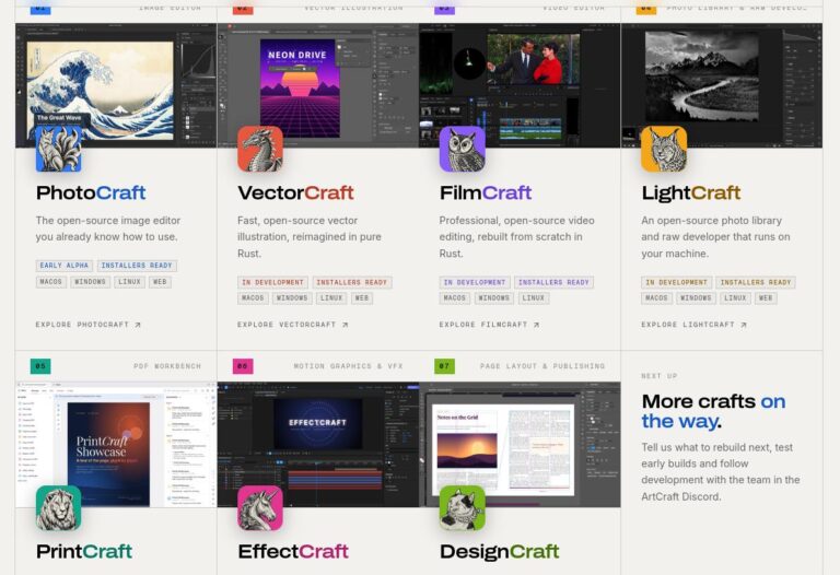 Craft Apps, la alternativa a Adobe